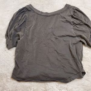 Free People puff sleeve tee